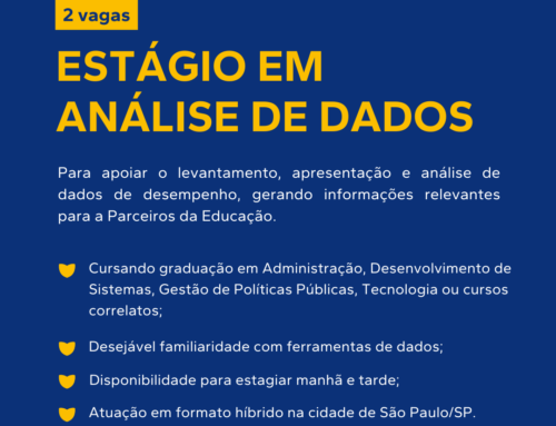 Vaga – Estágio em Análise de Dados