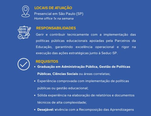 Vaga | Gestor(a) de Políticas Públicas Sênior